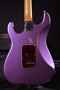 Patina Guitars Elgitarr Patina Guitars PS-6 Purple Relic tgt11