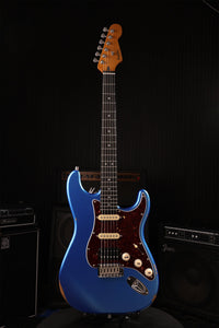 Patina Guitars Elgitarr Patina Guitars PS-7 Lake Placid Blue Relic tgt11
