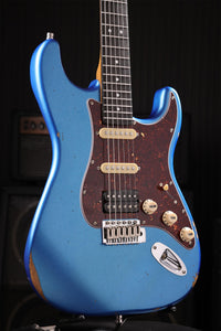 Patina Guitars Elgitarr Patina Guitars PS-7 Lake Placid Blue Relic tgt11