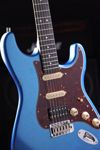 Patina Guitars Elgitarr Patina Guitars PS-7 Lake Placid Blue Relic tgt11