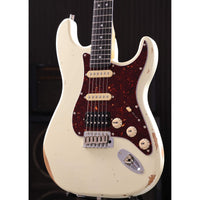 Patina Guitars Elgitarr Patina Guitars PS-7 Olympic White Relic tgt11