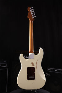 Patina Guitars Elgitarr Patina Guitars PS-7 Olympic White Relic tgt11