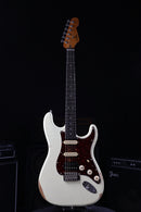 Patina Guitars Elgitarr Patina Guitars PS-7 Olympic White Relic tgt11