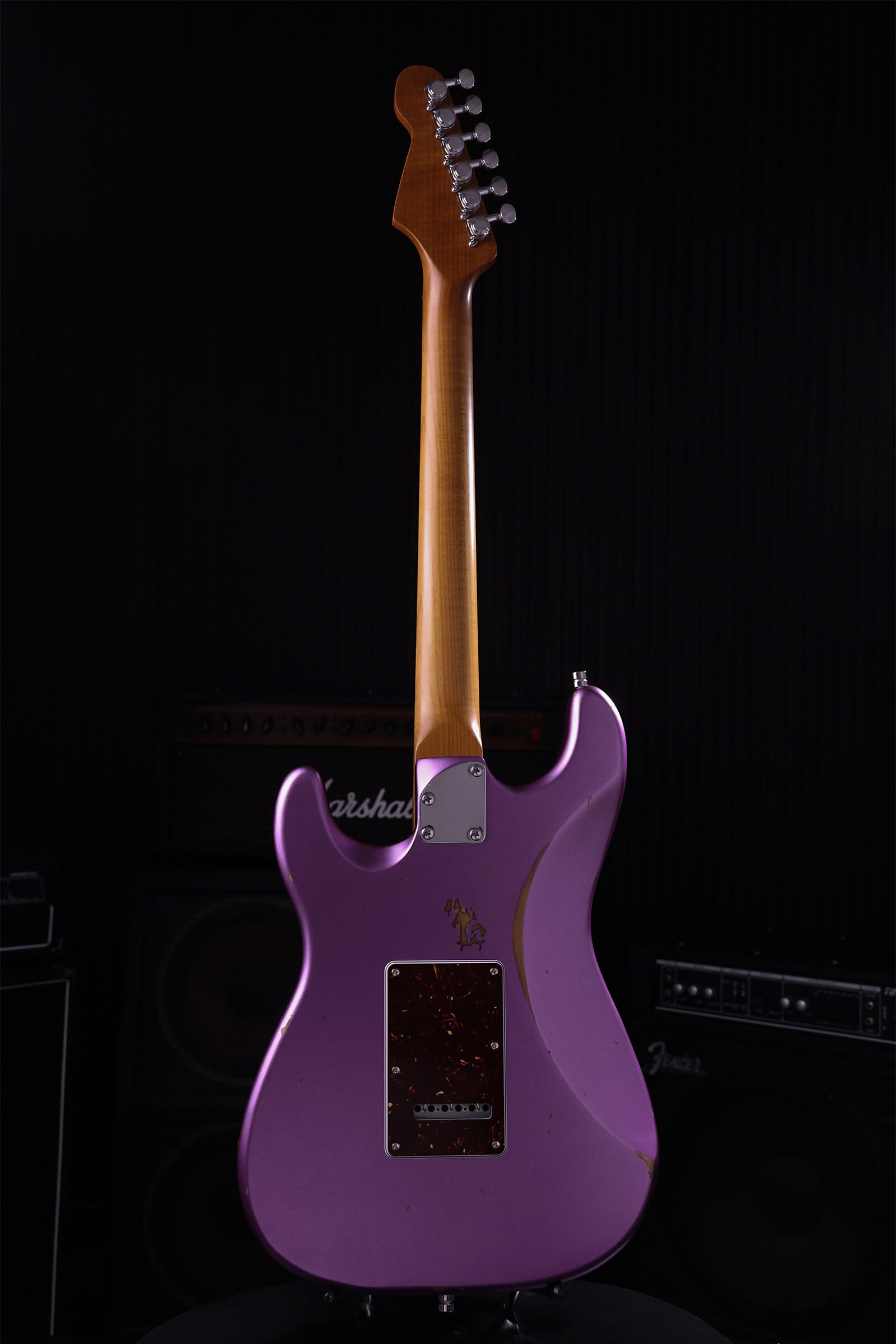 Patina Guitars Elgitarr Patina Guitars PS-7 Purple Relic tgt11