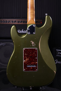 Patina Guitars Elgitarr Patina Guitars PS-7 Sherwood Green Relic tgt11