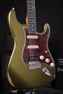 Patina Guitars Elgitarr Patina Guitars PS-7 Sherwood Green Relic tgt11