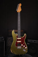 Patina Guitars Elgitarr Patina Guitars PS-7 Sherwood Green Relic tgt11