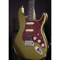 Patina Guitars Elgitarr Patina Guitars PS-7 Sherwood Green Relic tgt11