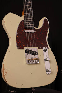 Patina Guitars Elgitarr Patina Guitars PT-6 Olympic White Relic tgt11