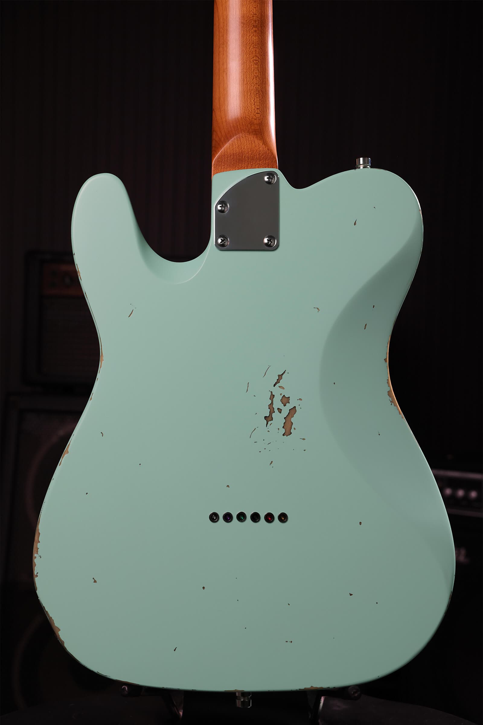 Patina Guitars Elgitarr Patina Guitars PT-6 Sea F Green Relic tgt11