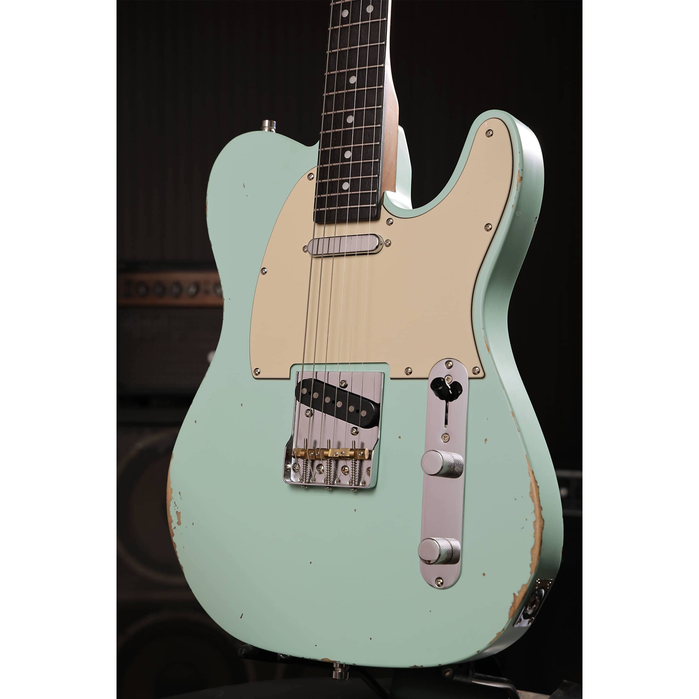 Patina Guitars Elgitarr Patina Guitars PT-6 Sea F Green Relic tgt11