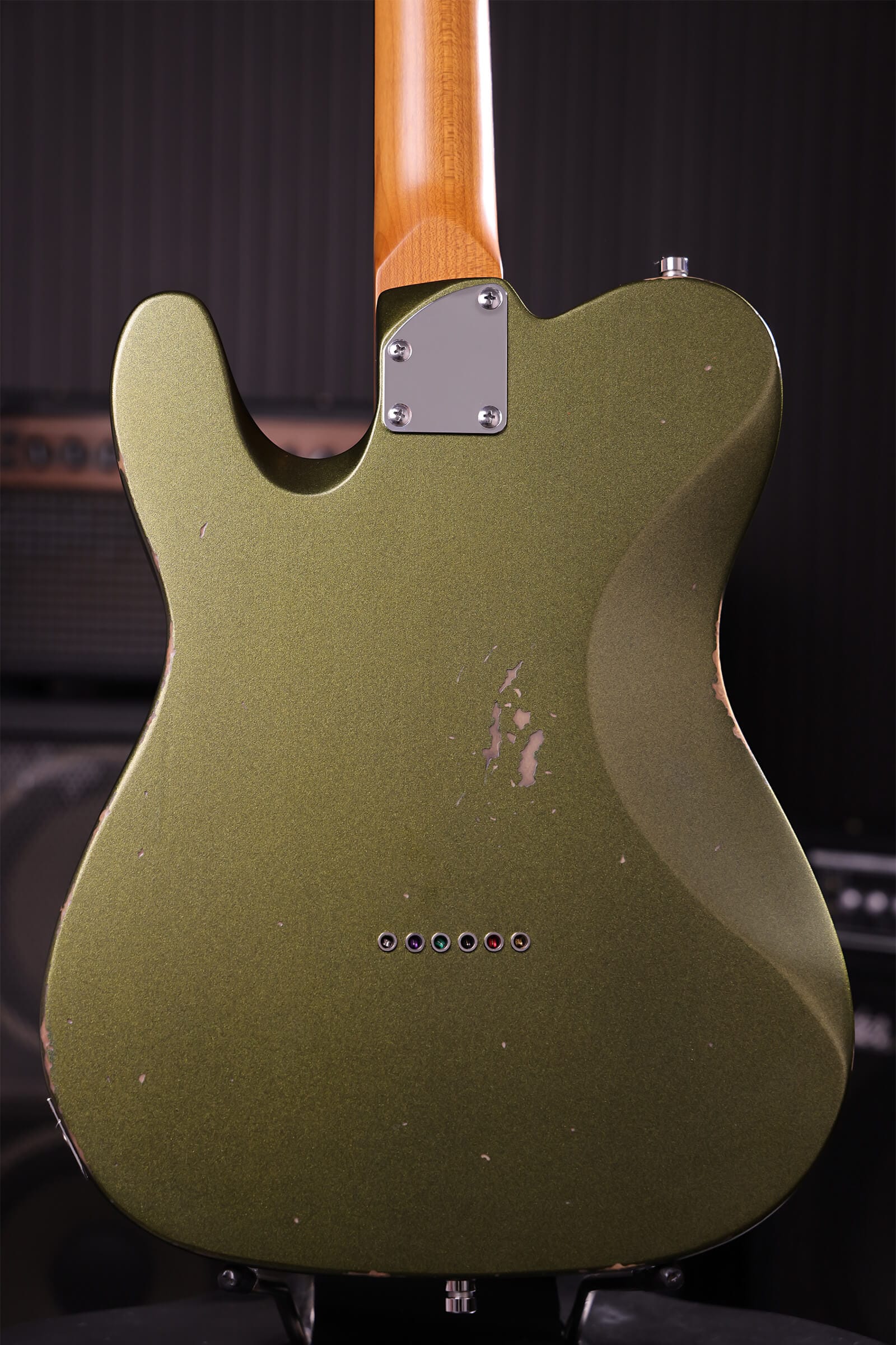 Patina Guitars Elgitarr Patina Guitars PT-6 Sherwood Green Relic tgt11