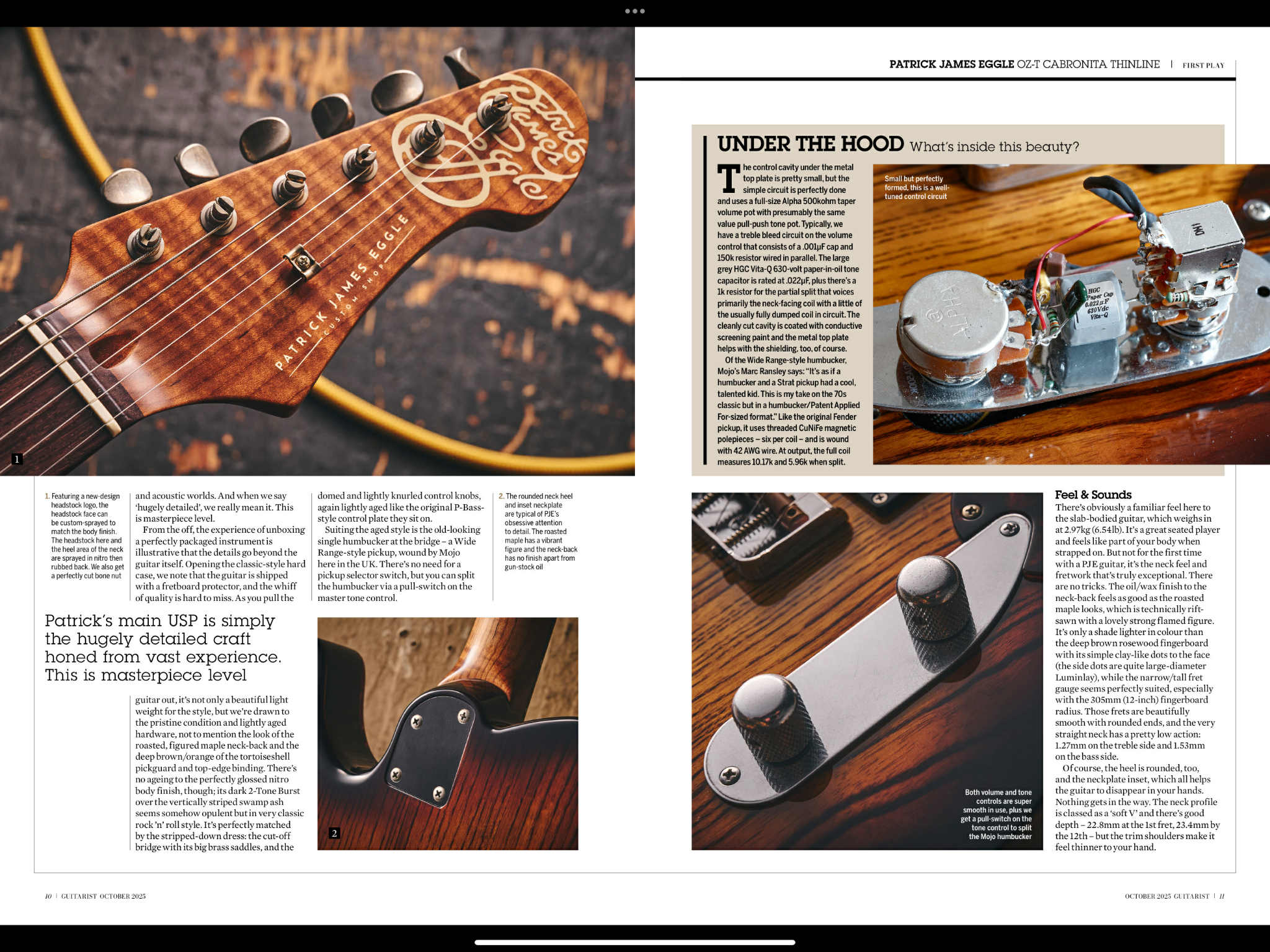 Patrick James Eaggle Elgitarr Patrick James Eggle Oz Cabronita tgt11