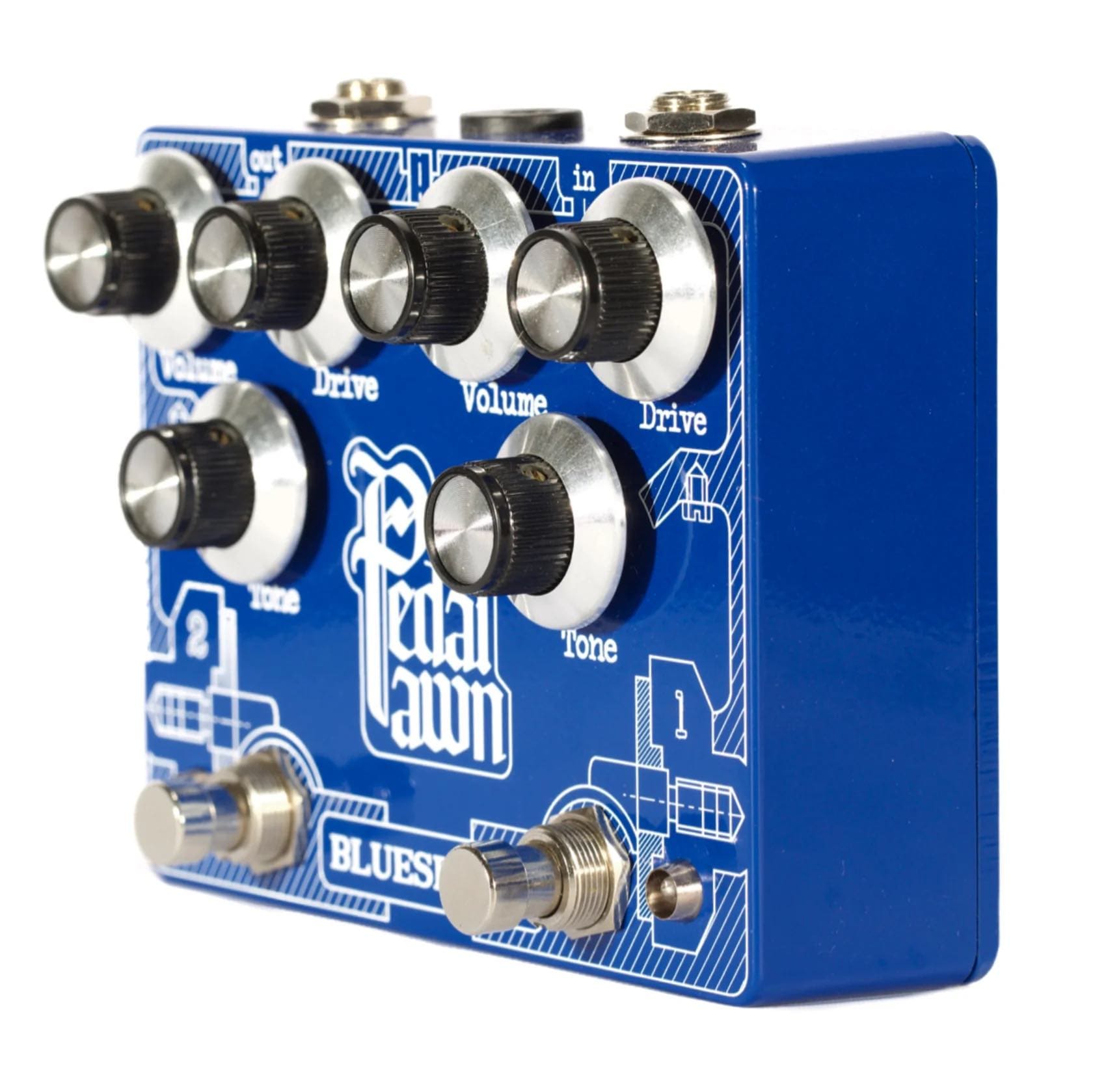 Pedal Pawn Pedaler Pedal Pawn BluesPrint Dual Overdrive tgt11