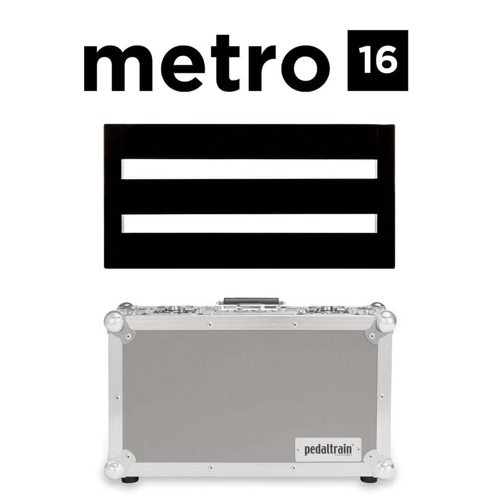 Pedaltrain Tillbehör Pedaltrain Metro 16 Pedalboard with Hard Case tgt11
