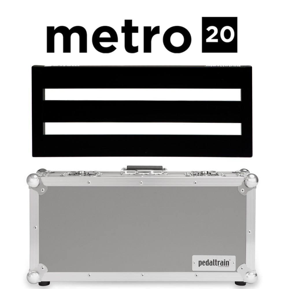 Pedaltrain Tillbehör Pedaltrain Metro 20 Pedalboard with Hard Case tgt11