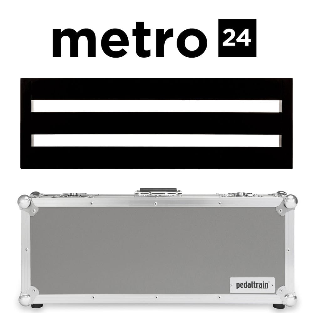 Pedaltrain Tillbehör Pedaltrain Metro 24 Pedalboard with Hard Case tgt11