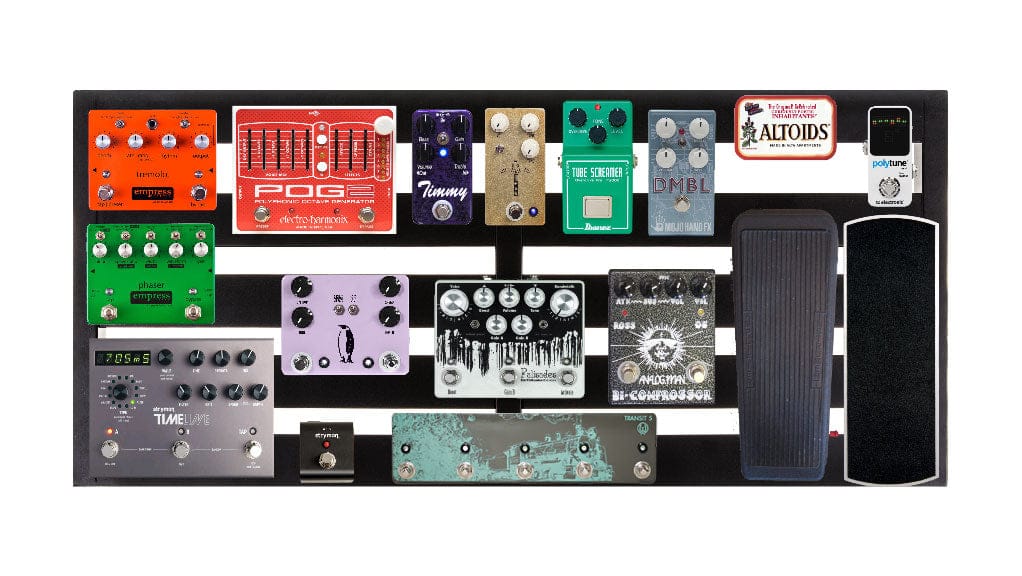 Pedaltrain Tillbehör Pedaltrain Novo 32 Pedalboard with Tour Case tgt11