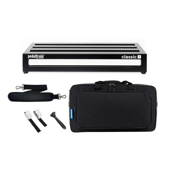 Pedaltrain Tillbehör Pedaltrain PT-CL1-SC CLASSIC 1 Pedalboard with Soft Case tgt11