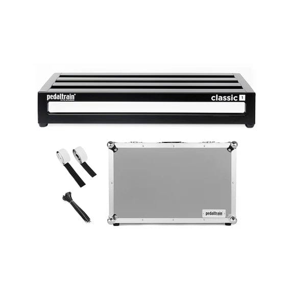Pedaltrain Tillbehör Pedaltrain PT-CL1-TC CLASSIC 1 Pedalboard with Tour Case tgt11