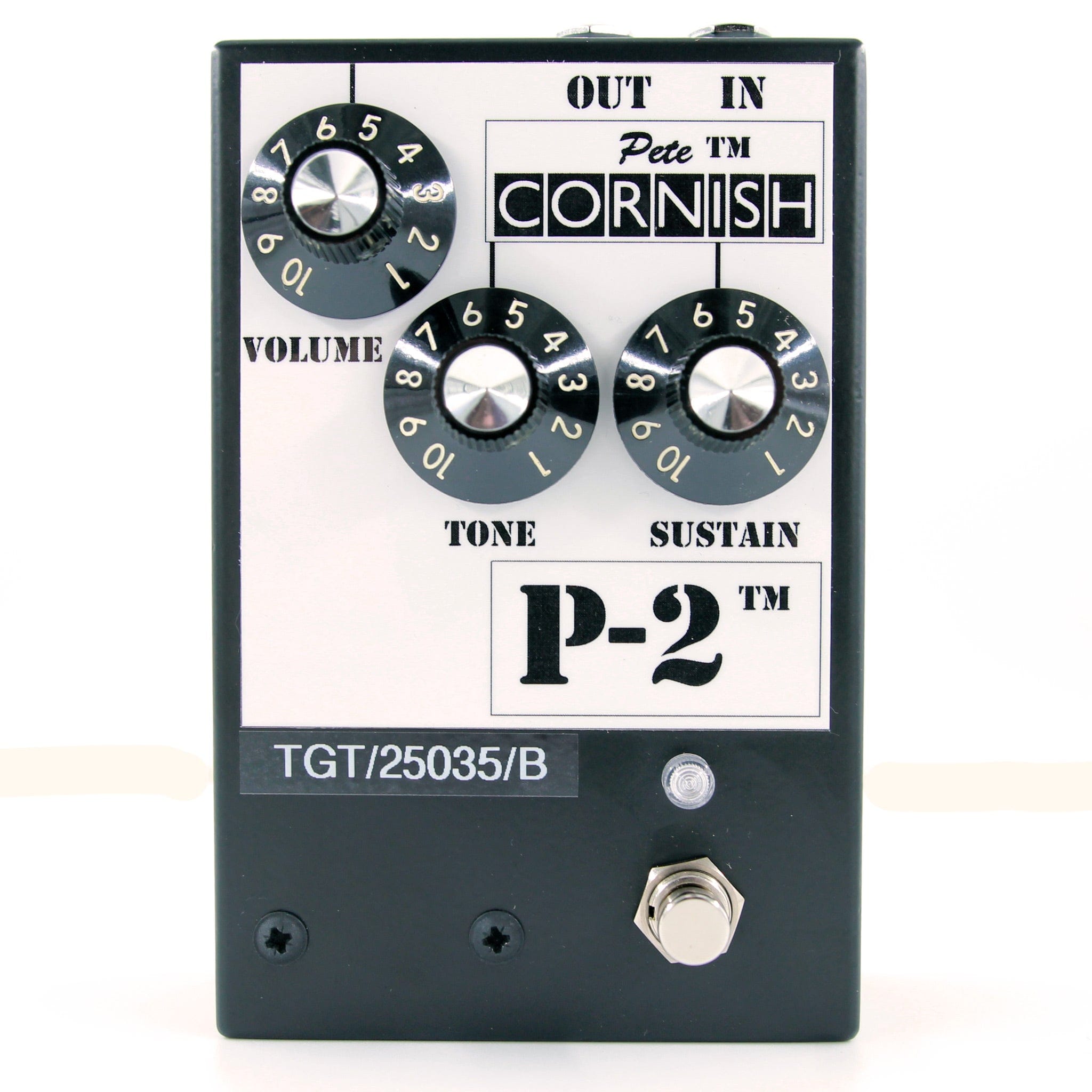 Pete Cornish Pedaler Pete Cornish P-2 Fuzz Battery Free Series tgt11