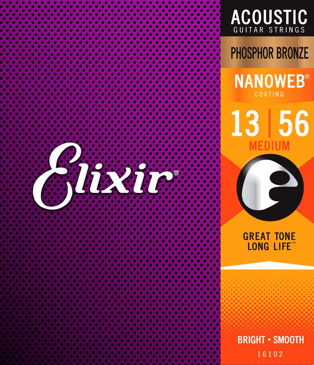 Elixir Acoustic Phosphor Bronze NANOWEB | 013-056