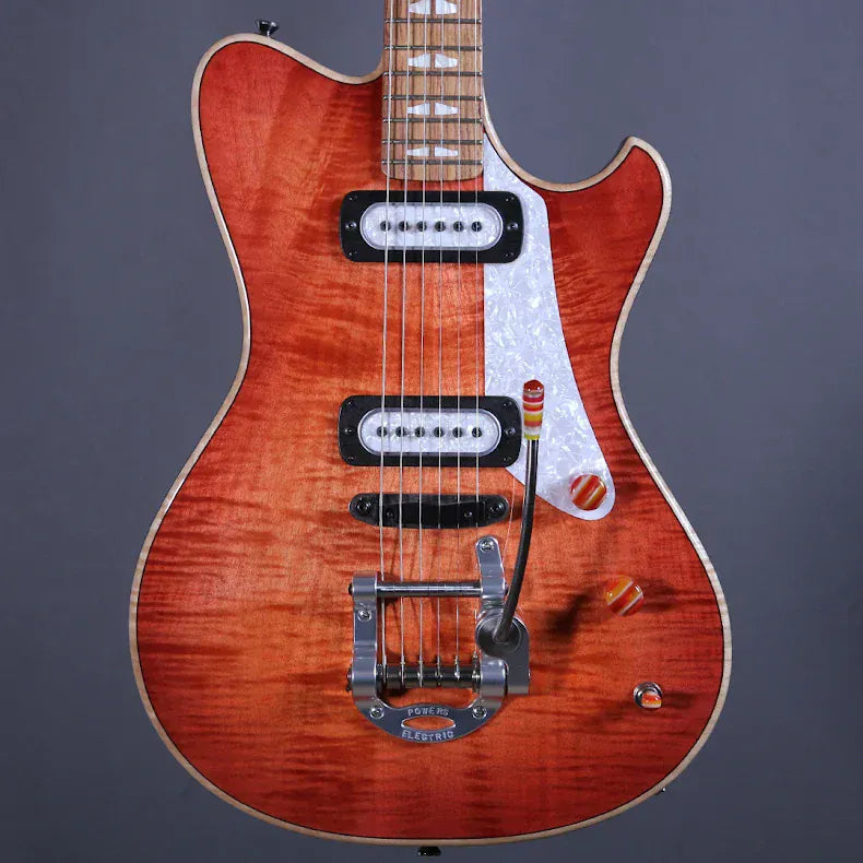 Powers Electric Stränginstrument Powers Electric A-Type Cosmo Orange CamTail tgt11