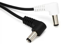 Voodoo Lab Power cable 2.1mm Reverse Polarity Right Angle both ends 46cm