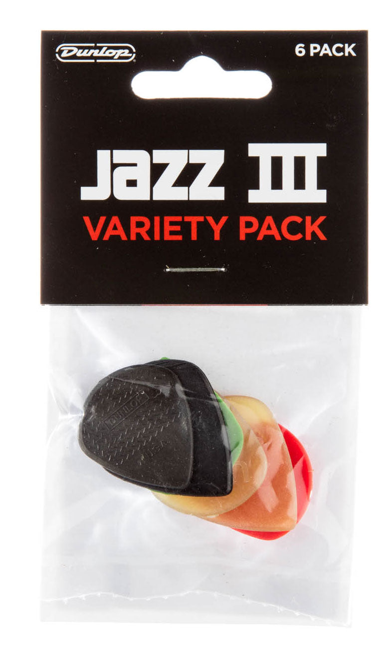 Picks DUNLOP PVP-103 Jazz Picks Variety Pack 6 ps