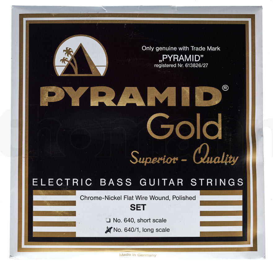 Pyramid Chrome-Nickel Flatwound 045-105 Long scale