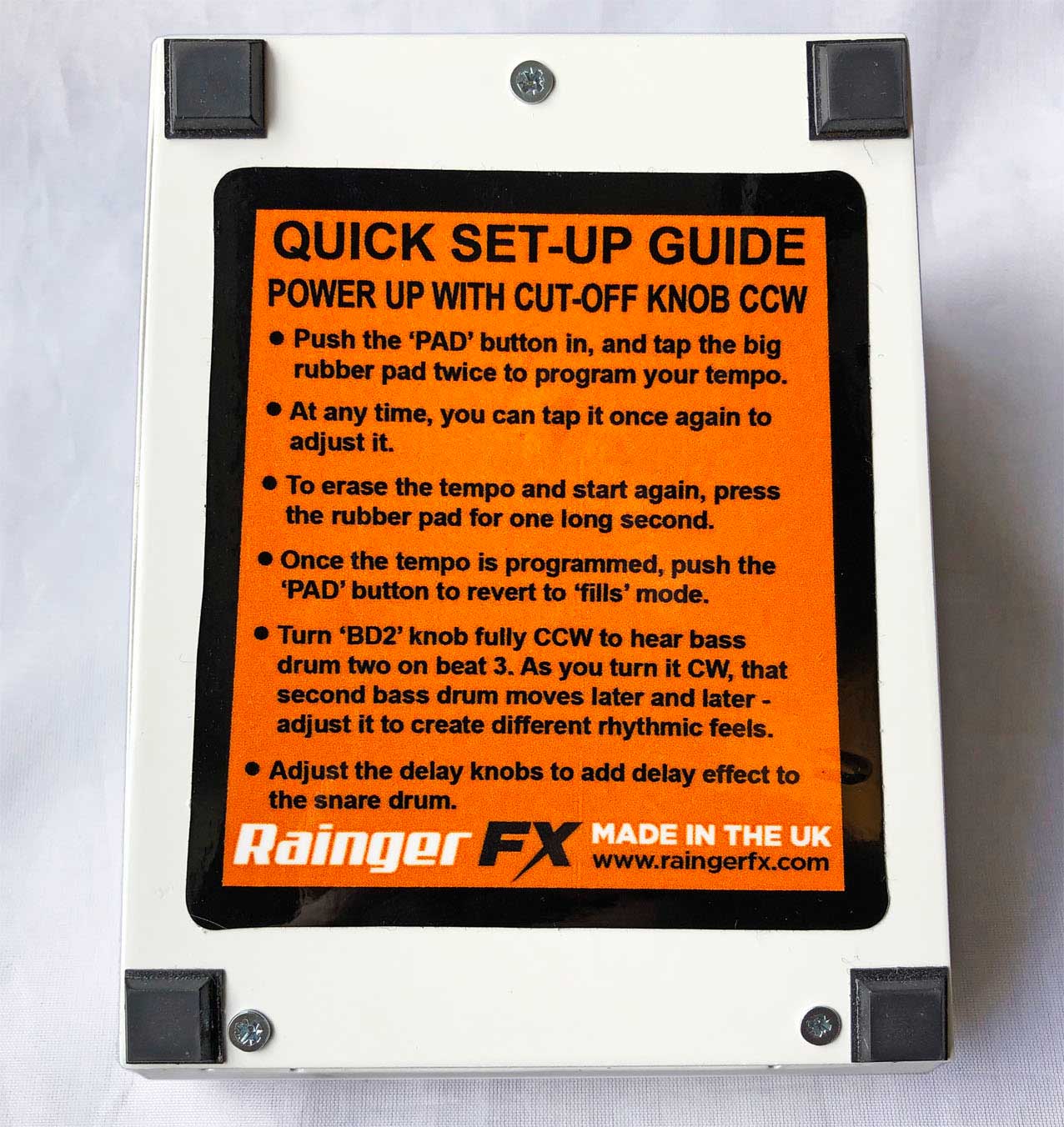 Rainger FX Pedaler Rainger FX Snare Trap tgt11