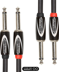 Roland Black Series RCC-10-2814 Dual 1/4 - 1/4 Cable 3m