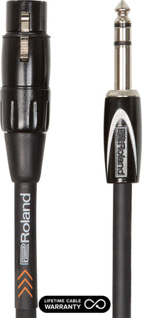 Roland Black Series RCC-10-TRXF 1/4 TRS-XLR Female 3m