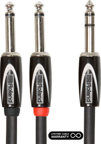 Roland Black Series RCC-10-TR28V2 1/4 TRS-DUAL 1/4 3m
