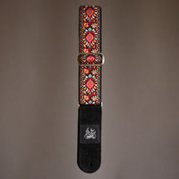 JayKco Red &amp; Brown Flower Woven
