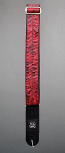 JayKco Red Paisley on Black Suede