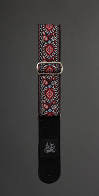 JayKco Straps Red &amp; Blue Flower Woven