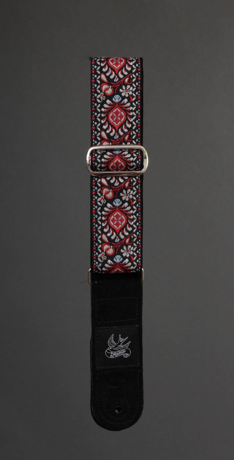 JayKco Straps Red &amp; Blue Flower Woven