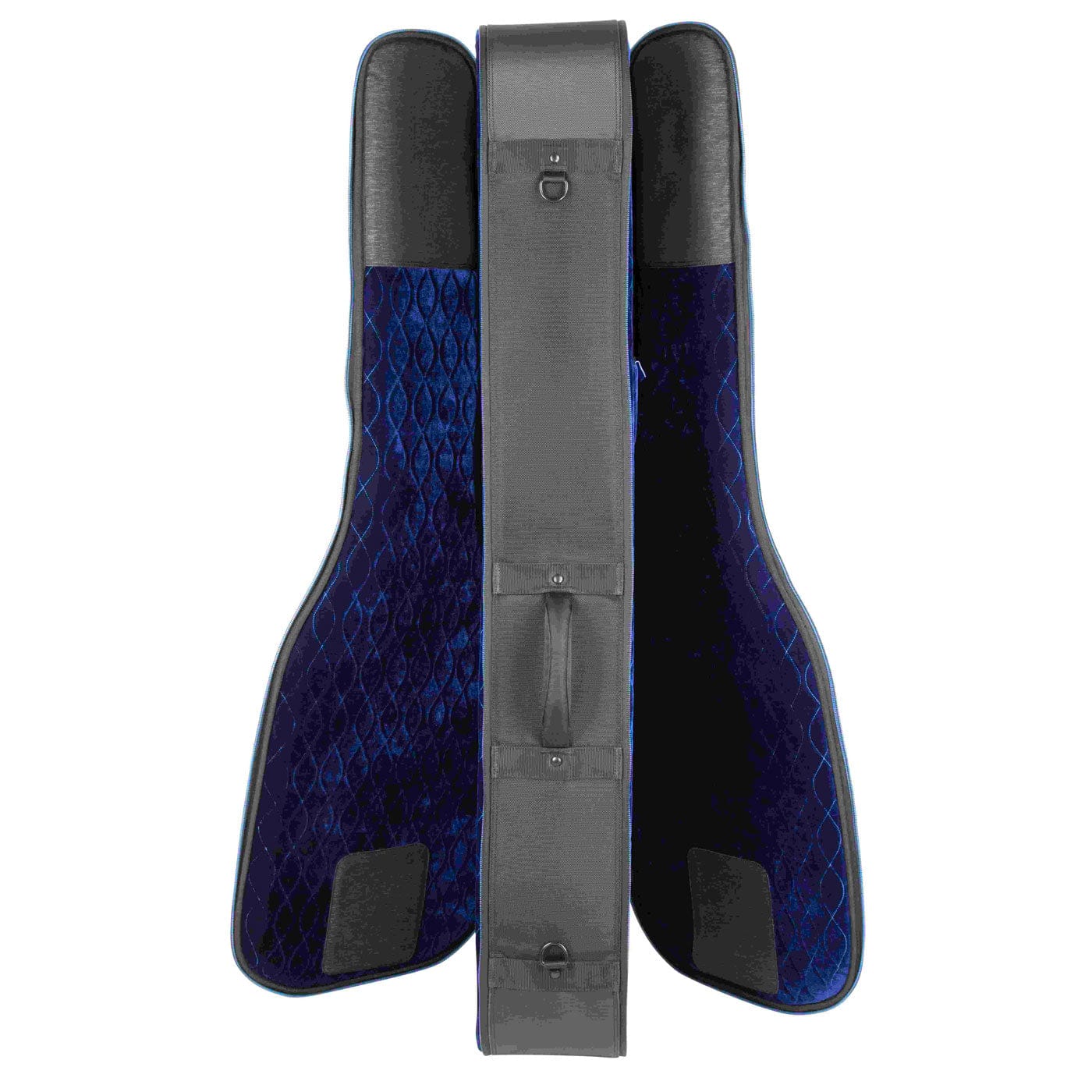 Reunion Blues Stränginstrument Reunion Blues Continental Expedition Double Electric Bass Guitar Case tgt11
