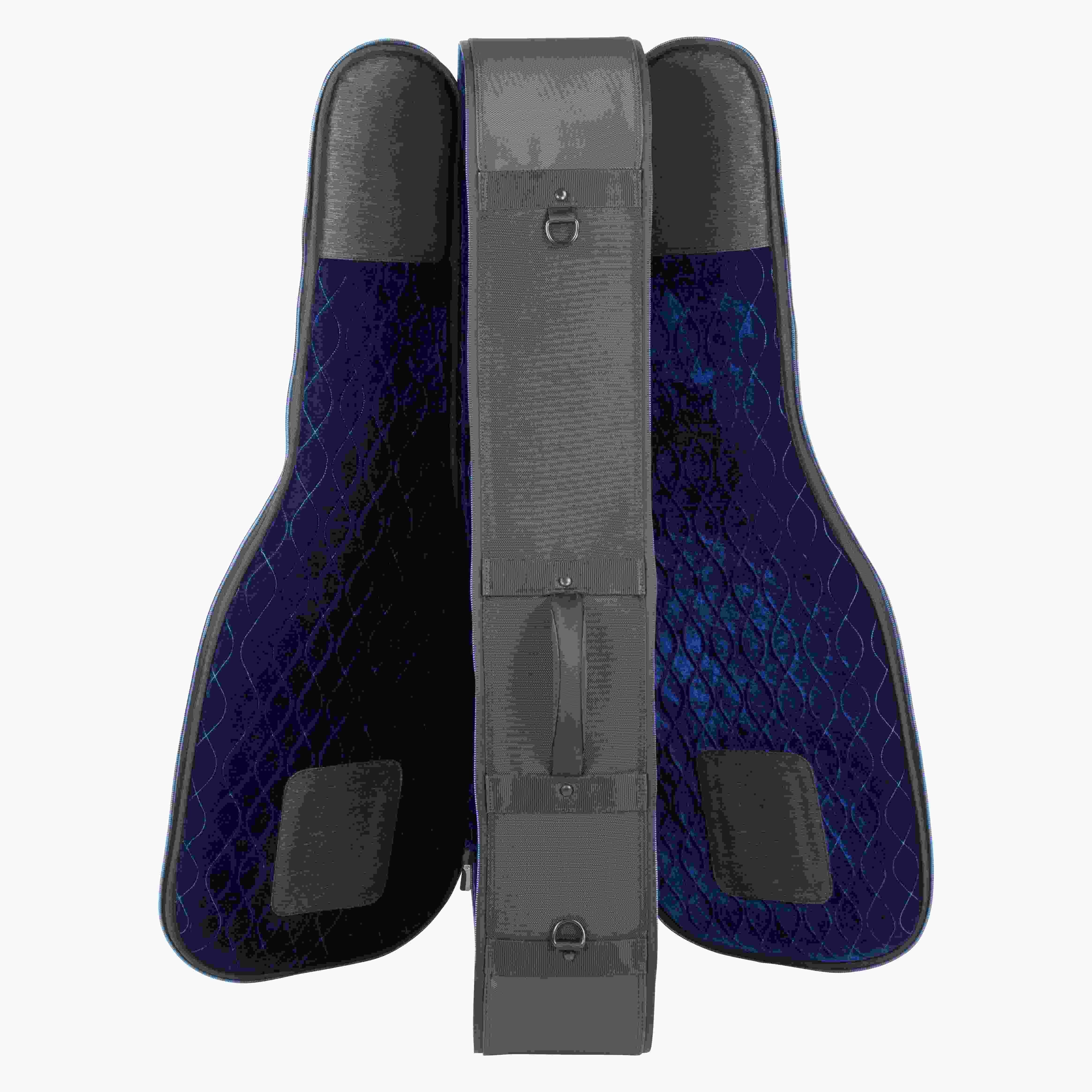Reunion Blues Stränginstrument Reunion Blues Continental Expedition Double Electric Guitar Case tgt11