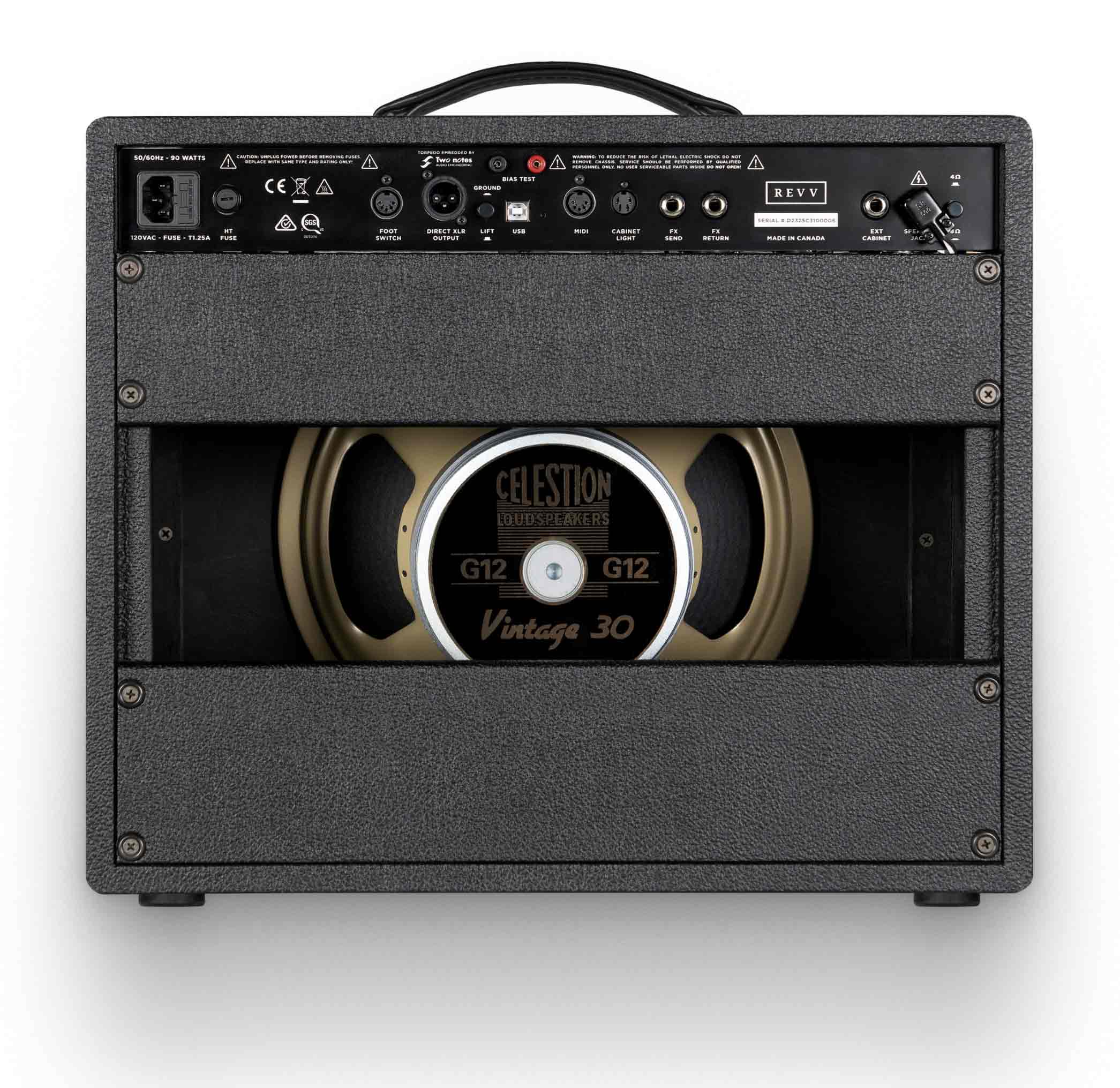 Revv Amps Förstärkare REVV Amps D25 25/5-watt Tube Combo 1x12 Black (6V6) tgt11