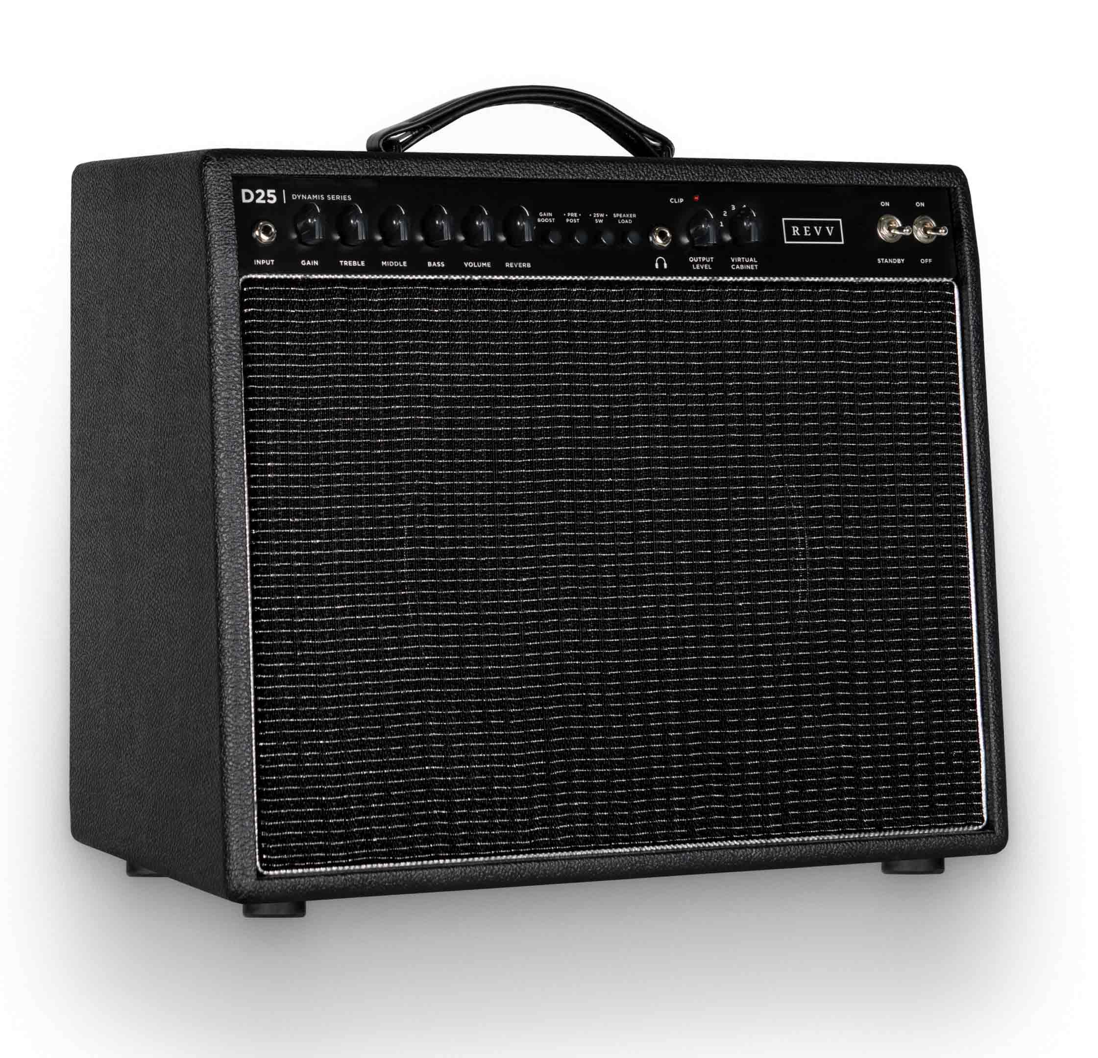 Revv Amps Förstärkare REVV Amps D25 25/5-watt Tube Combo 1x12 Black (6V6) tgt11