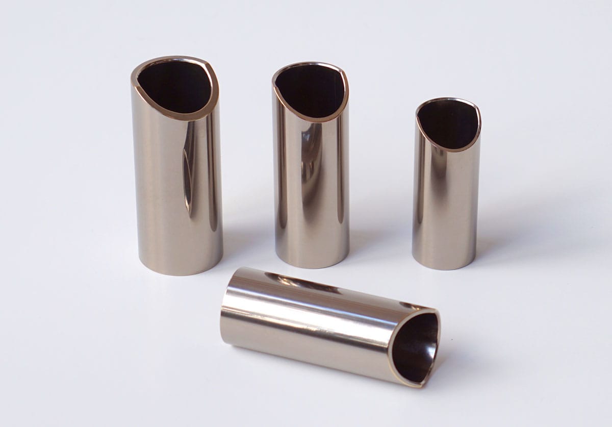 Rockslide Stränginstrument The Rock Slide Polished Nickel Slide LARGE tgt11