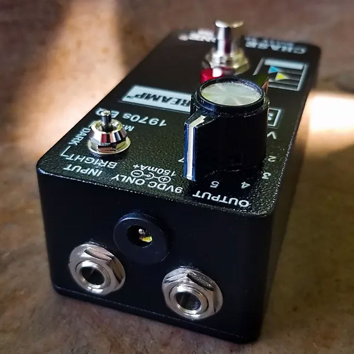 Chase Tone Secret Preamp Custom Black w late 70s EP3 Propeller knob