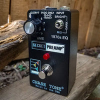 Chase Tone Secret Preamp Custom Black w late 70s EP3 Propeller knob