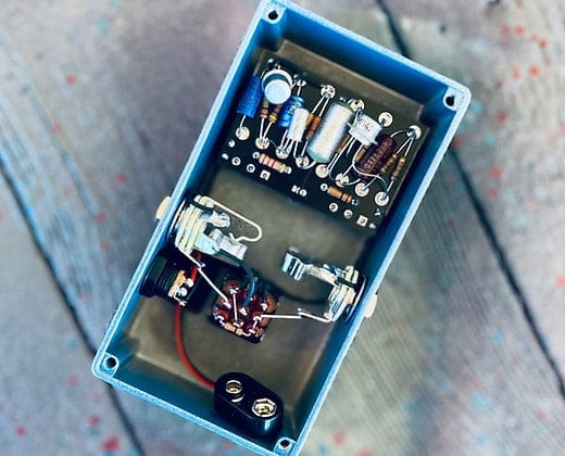 Seeker Electric Effects Pedaler Seeker Electric Effects Lineage Series ZONK Blue tgt11