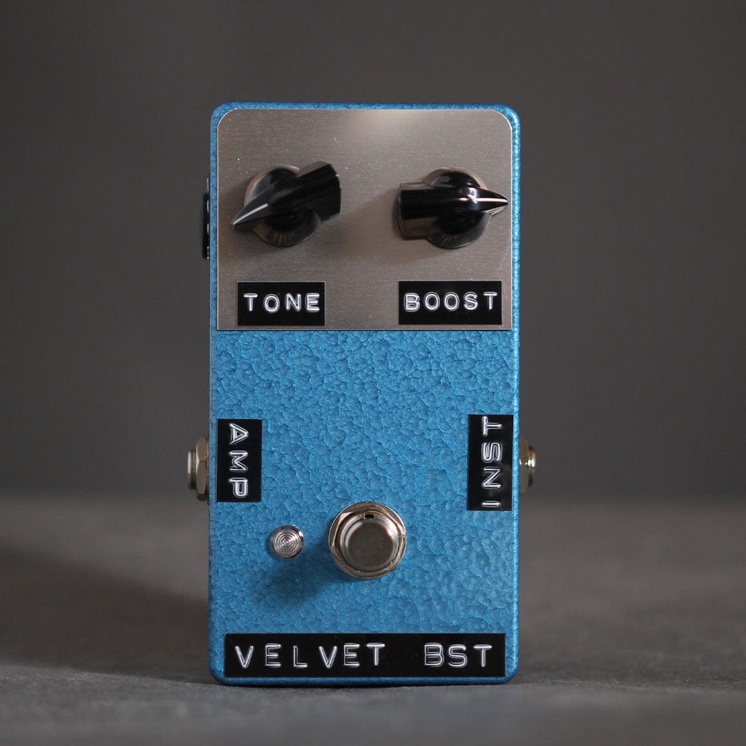 Shin's Music Pedaler Shin*s Music Velvet Boost Blue Hammertone tgt11