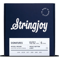 Stringjoy Signatures | Heavy Bottom Light (10-52) Nickel Wound Electric