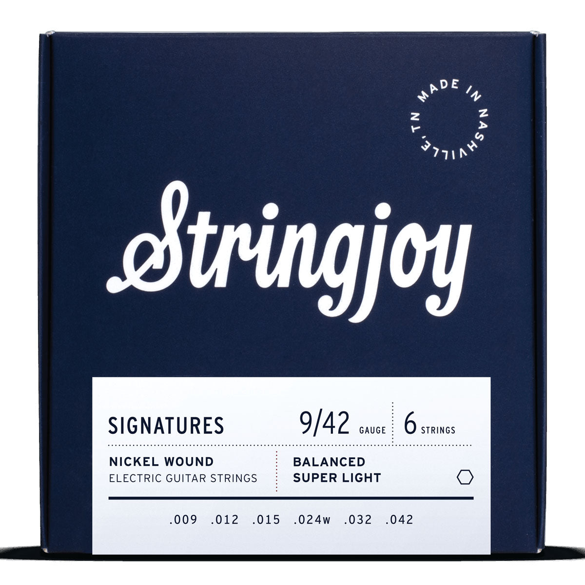 Stringjoy Signatures | Balanced Super Light (9-42) Nickel Wound Electric