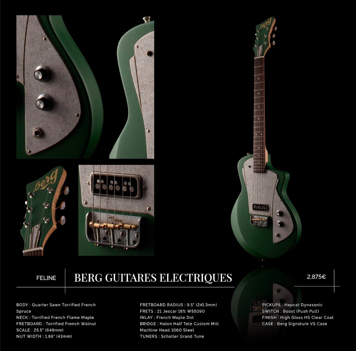 Berg Guitars Electriques Feline